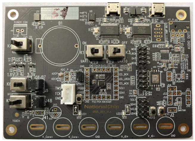 GX8002_DEV硬件开发板实物图