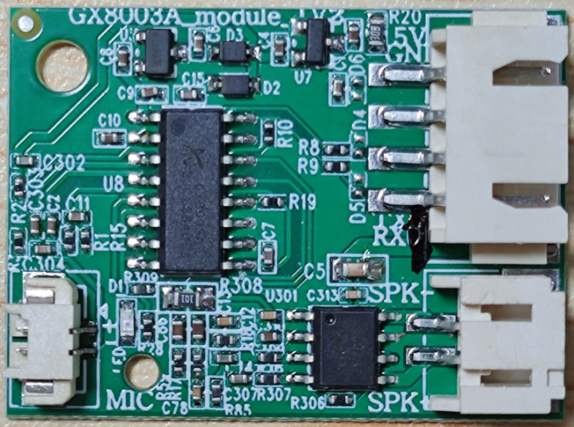 GX8003 offline voice module (GX8003_Module)-single-layer board physical picture